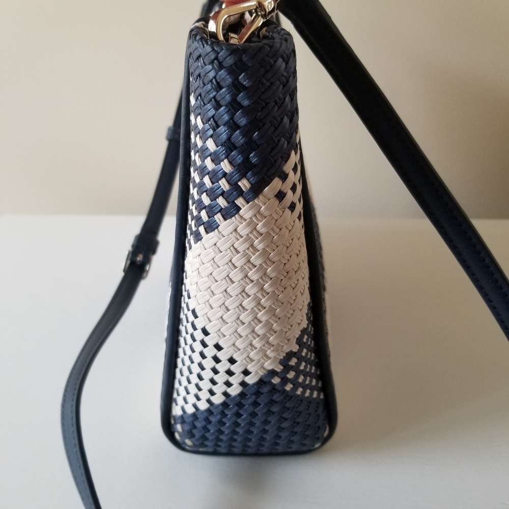 Kate Spade Woven Convertible Clutch Bag Crossbody - Picture 5 of 13